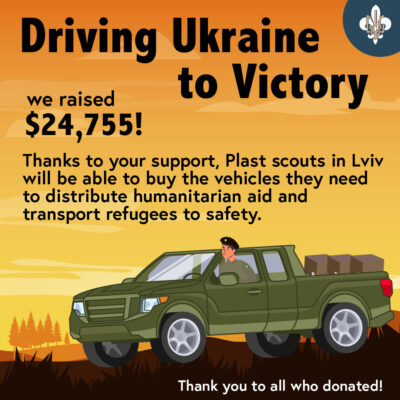 Plast USA raised almost $25k to help Plast Lviv purchase three new trucks!